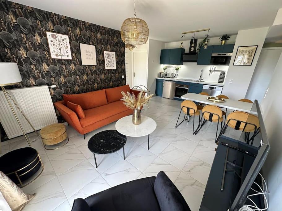 Ferienwohnung Superbe Appart Au Pied De Disney Serris Exterior foto