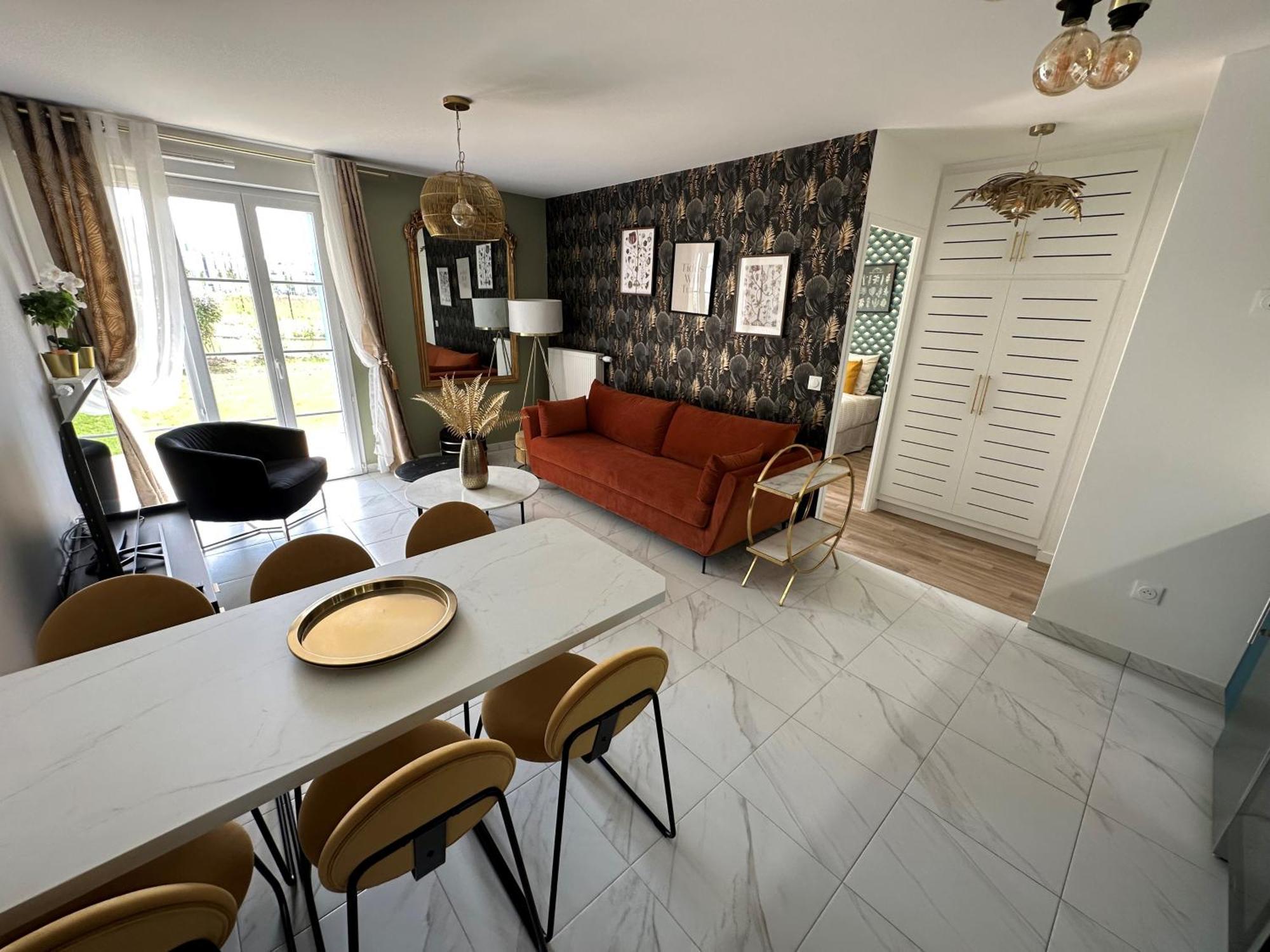 Ferienwohnung Superbe Appart Au Pied De Disney Serris Exterior foto