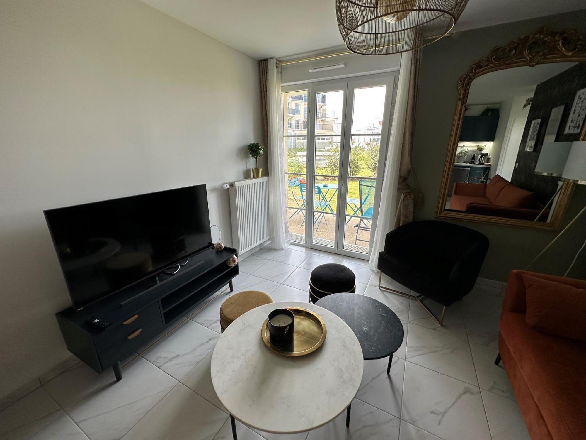 Ferienwohnung Superbe Appart Au Pied De Disney Serris Exterior foto